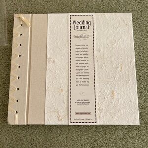 Vintage Rag & Bone Bindery Wedding Journal Scrapbook